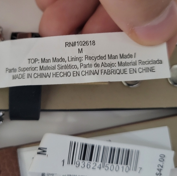 Steve Madden Womens 2 Pack Brown and Black Buckle Belts - Picture 9 of 10